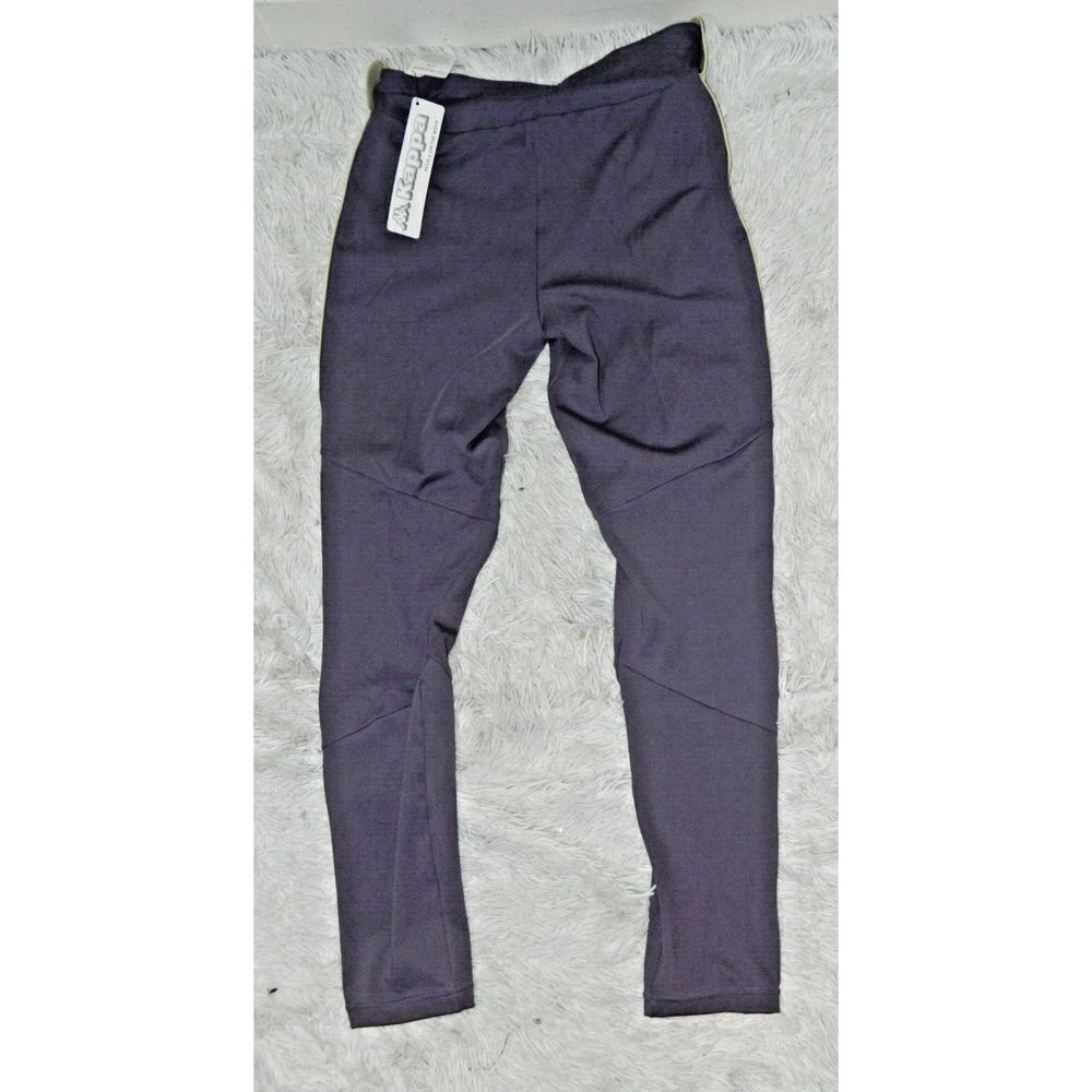 Kappa Track Pants Women's Size Medium Purple Spellout Fitted Pants - Picture 7 of 11